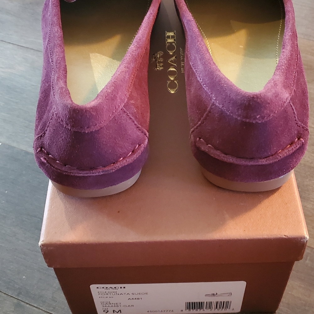 Coach Fortunana Suede loafers - Picture 6 of 8
